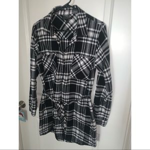Banana Republic Factory Flannel Tunic Top